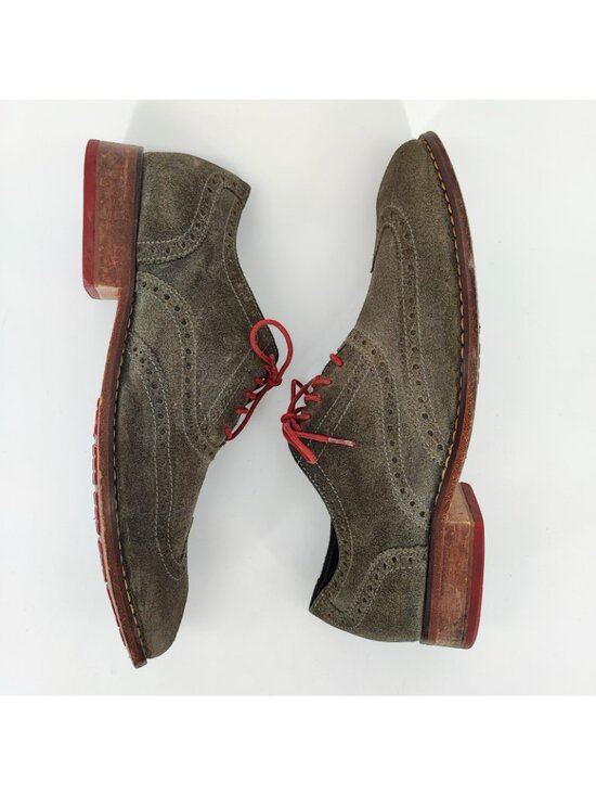 Cole Haan Air Colton Men\'s 9.5 US Oxfords Suede Charcoal Gray Casual C09579 main image 7